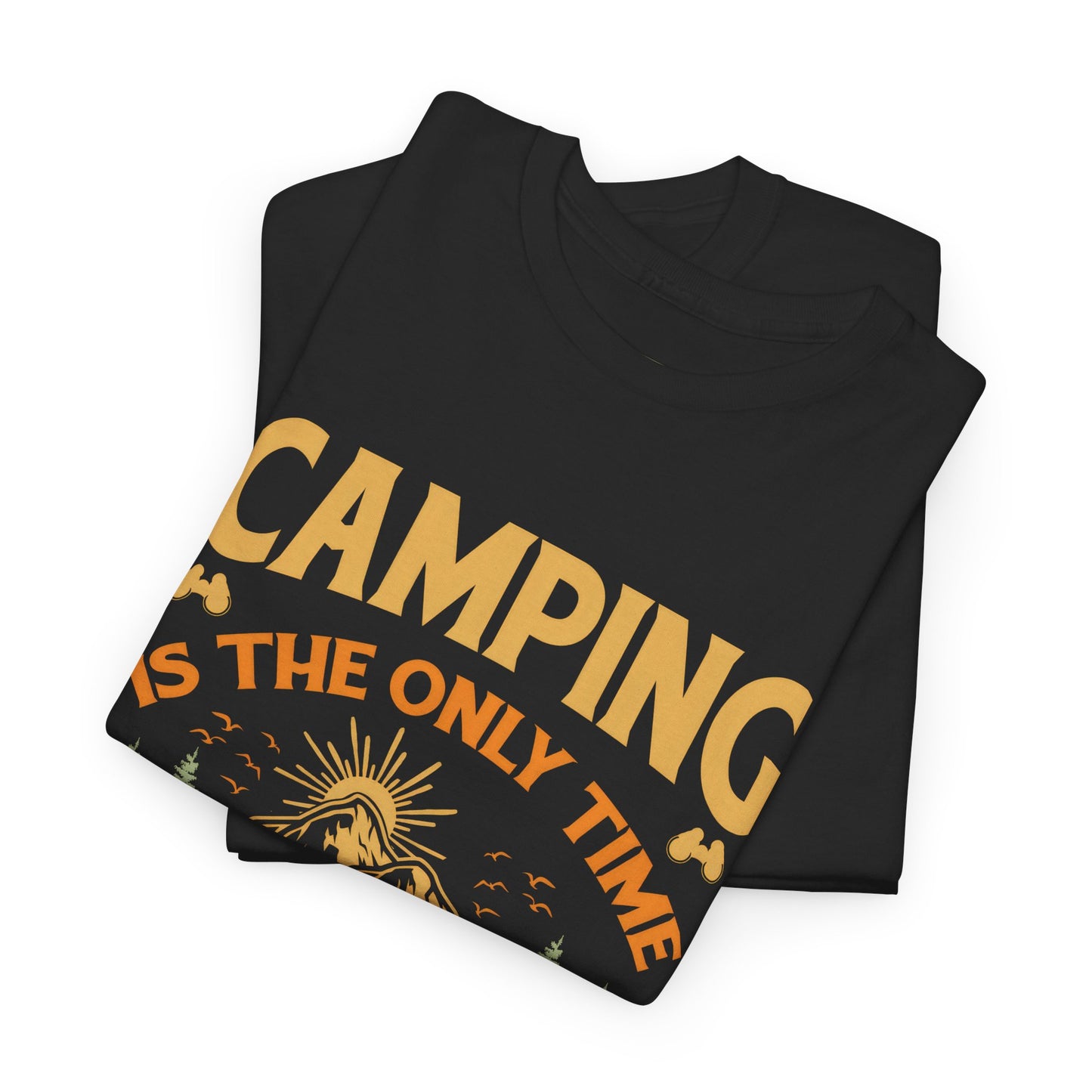 Camping Vibes Unisex Heavy Cotton Tee - "Being Dirty is a Good Thing"