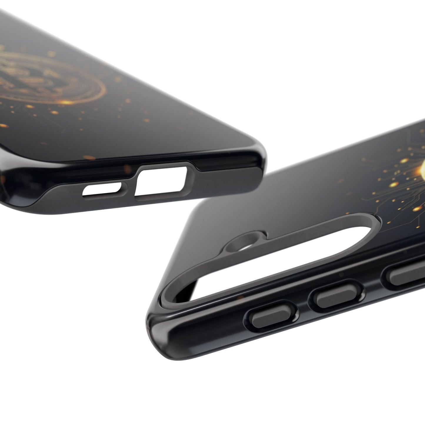 Bitcoin Samsung Tough Case for Smartphones, Crypto Lover Phone Accessory