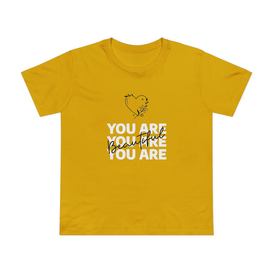 You Are Beautiful Women’s Maple Tee