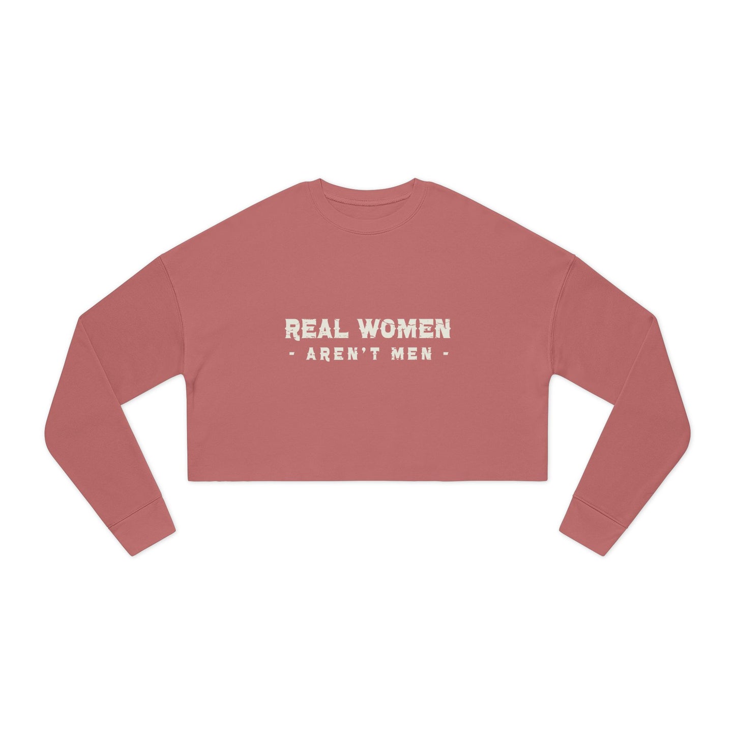 Real Women Women's Cropped Sweatshirt  52% cotton, 48% polyester