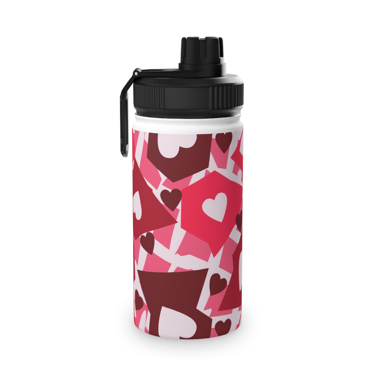 Love in Style Stainless Steel Water Bottle, Sports Lid