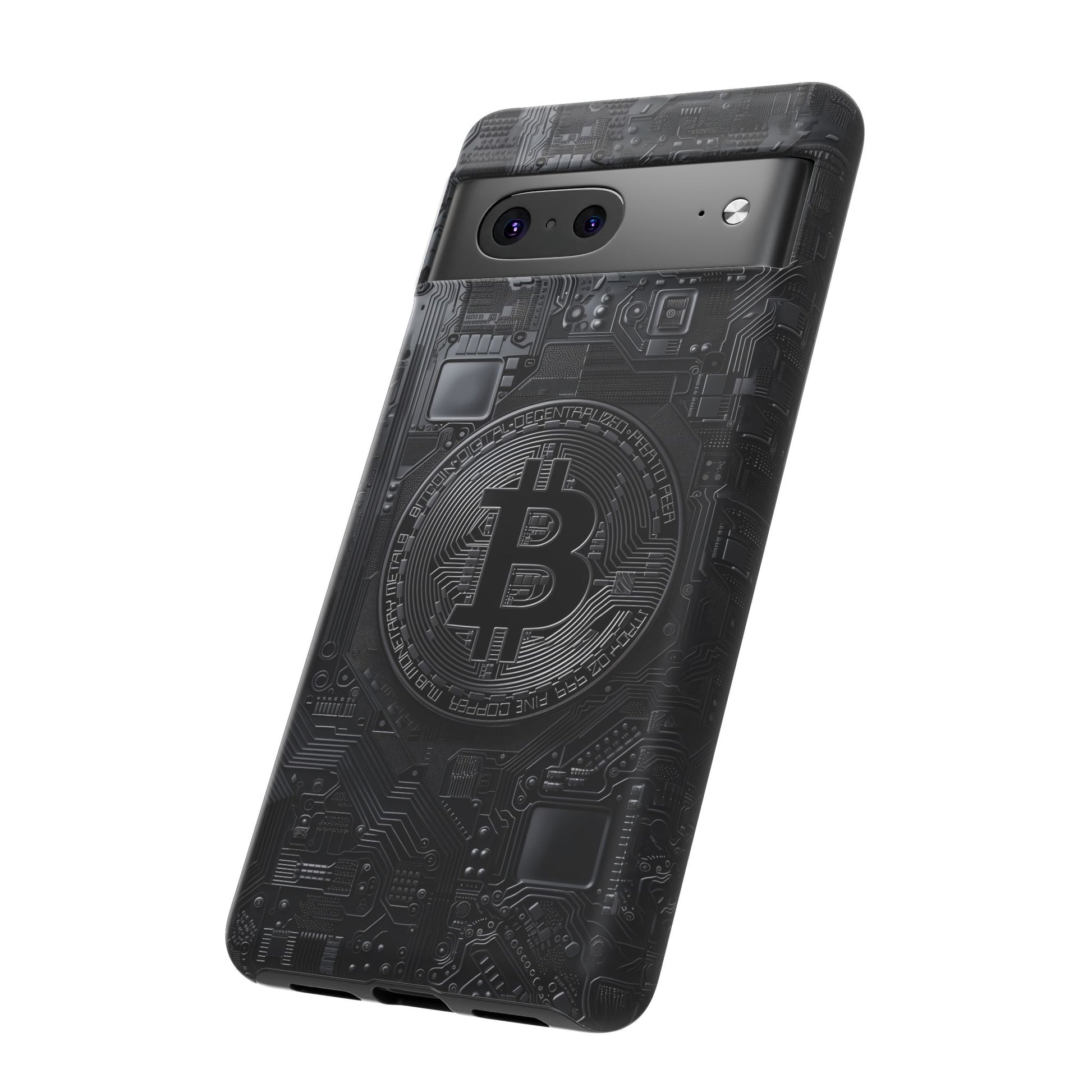 Bitcoin Google Pixel Tough Phone Case, Cryptocurrency Protection Cover