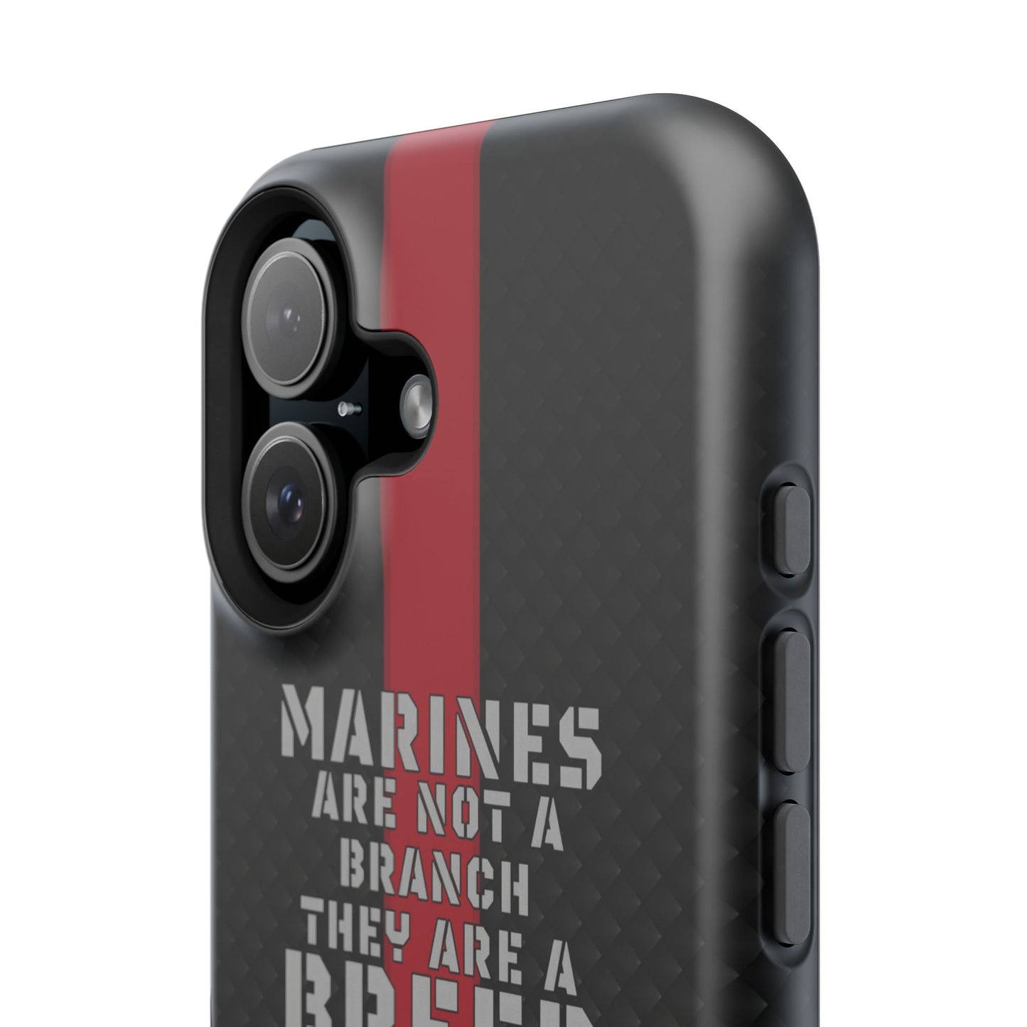 Marines Magnetic Tough Case - "Not a Branch, a Breed" Military iPhone Cover