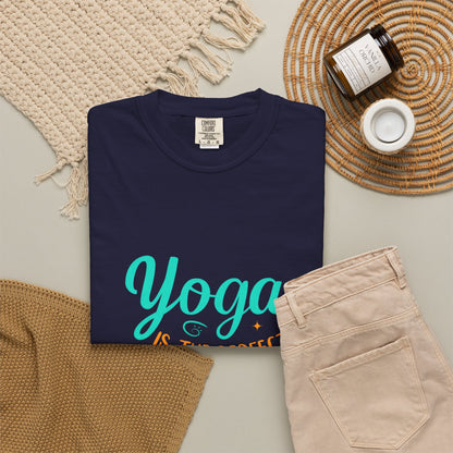 Yoga Opportunity Unisex Garment-Dyed T-Shirt - Perfect for Wellness Enthusiasts