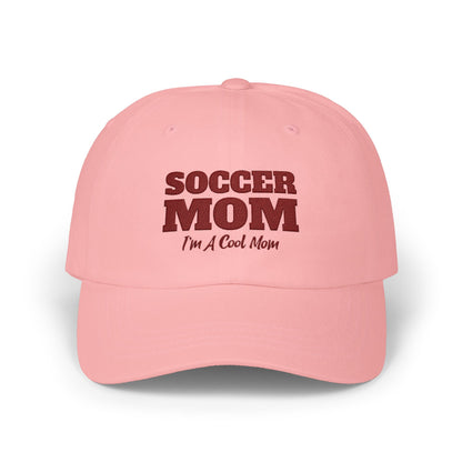 Soccer Mom Classic Dad Cap / embroidered