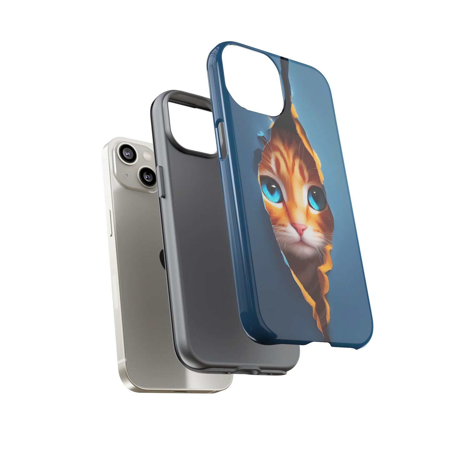 Curious Kitten Tough  Case for iPhone