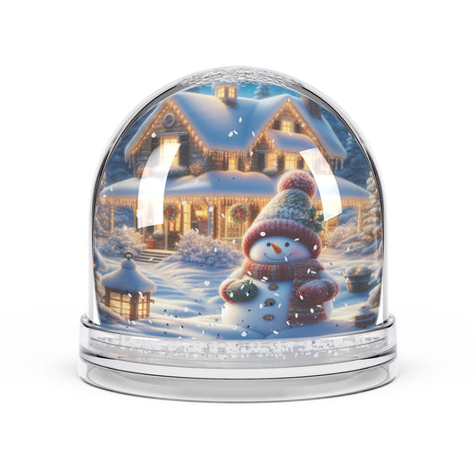 Snowman’s Starlit Charm Snow Globe