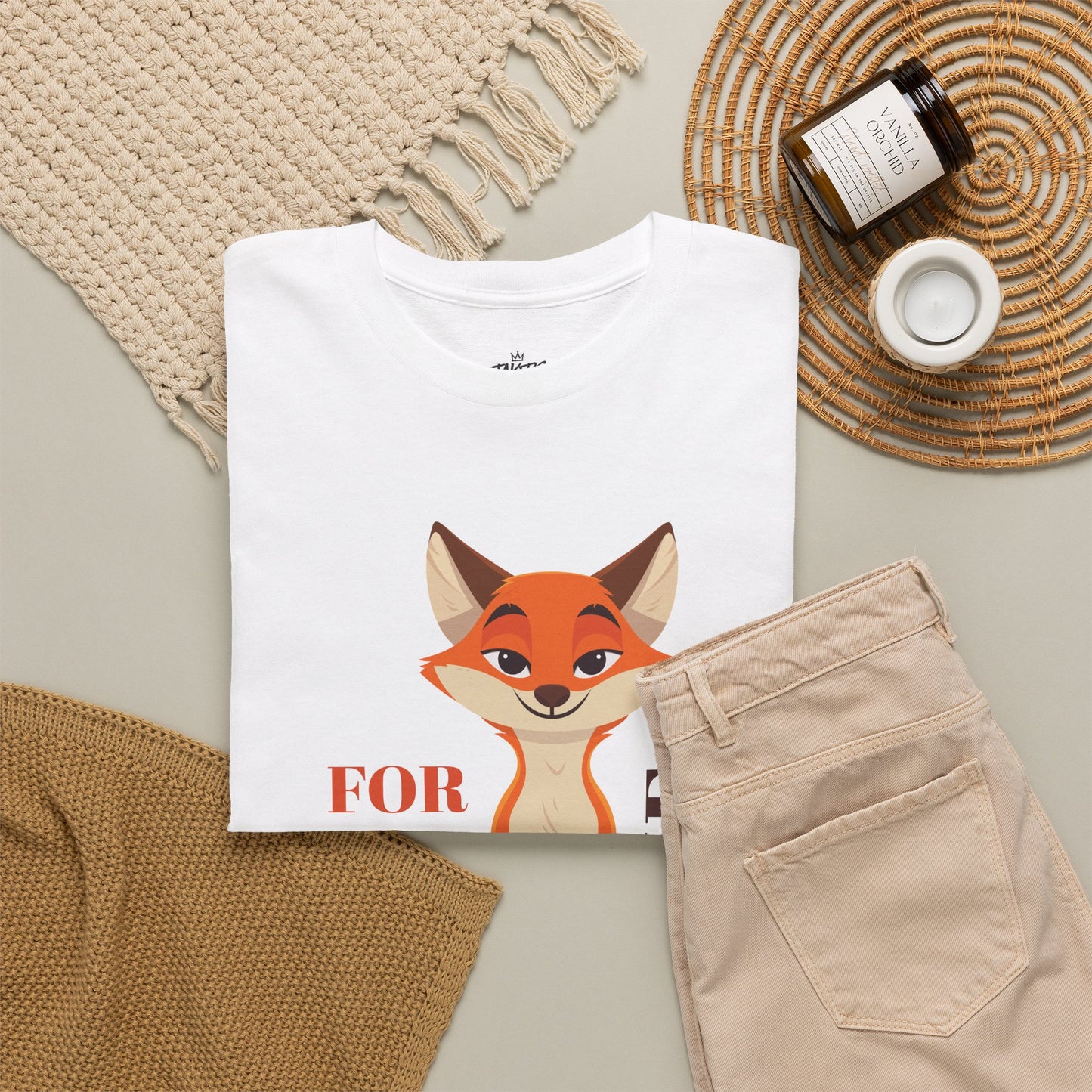 Funny For Fox Sake Unisex Tee, Humorous Graphic T-Shirt