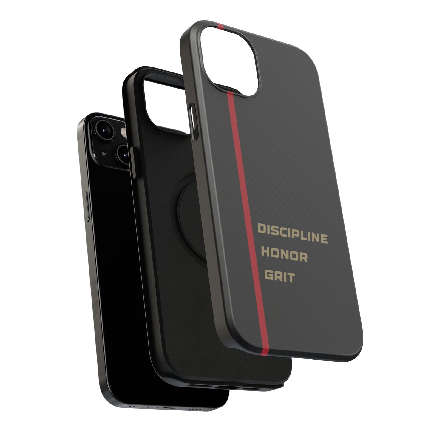 Discipline, Honor, Grit Impact-Resistant Phone Case