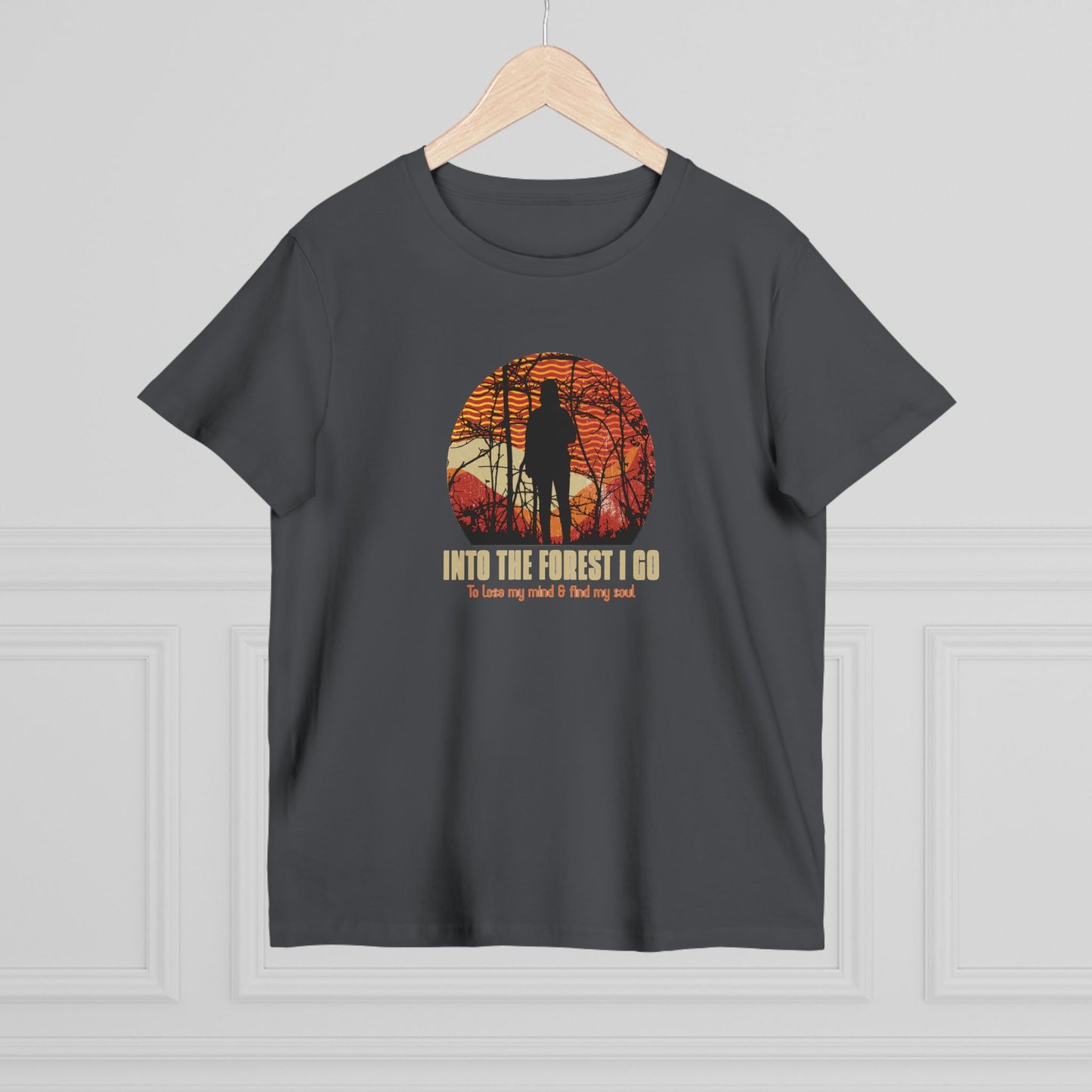 Into The Forest I Go Women’s Maple Tee