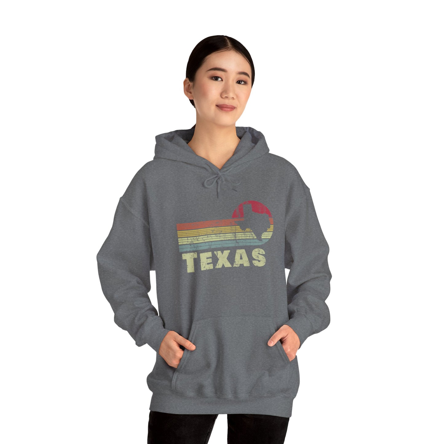 Texas Unisex Heavy Blend™ Hooded Sweatshirt