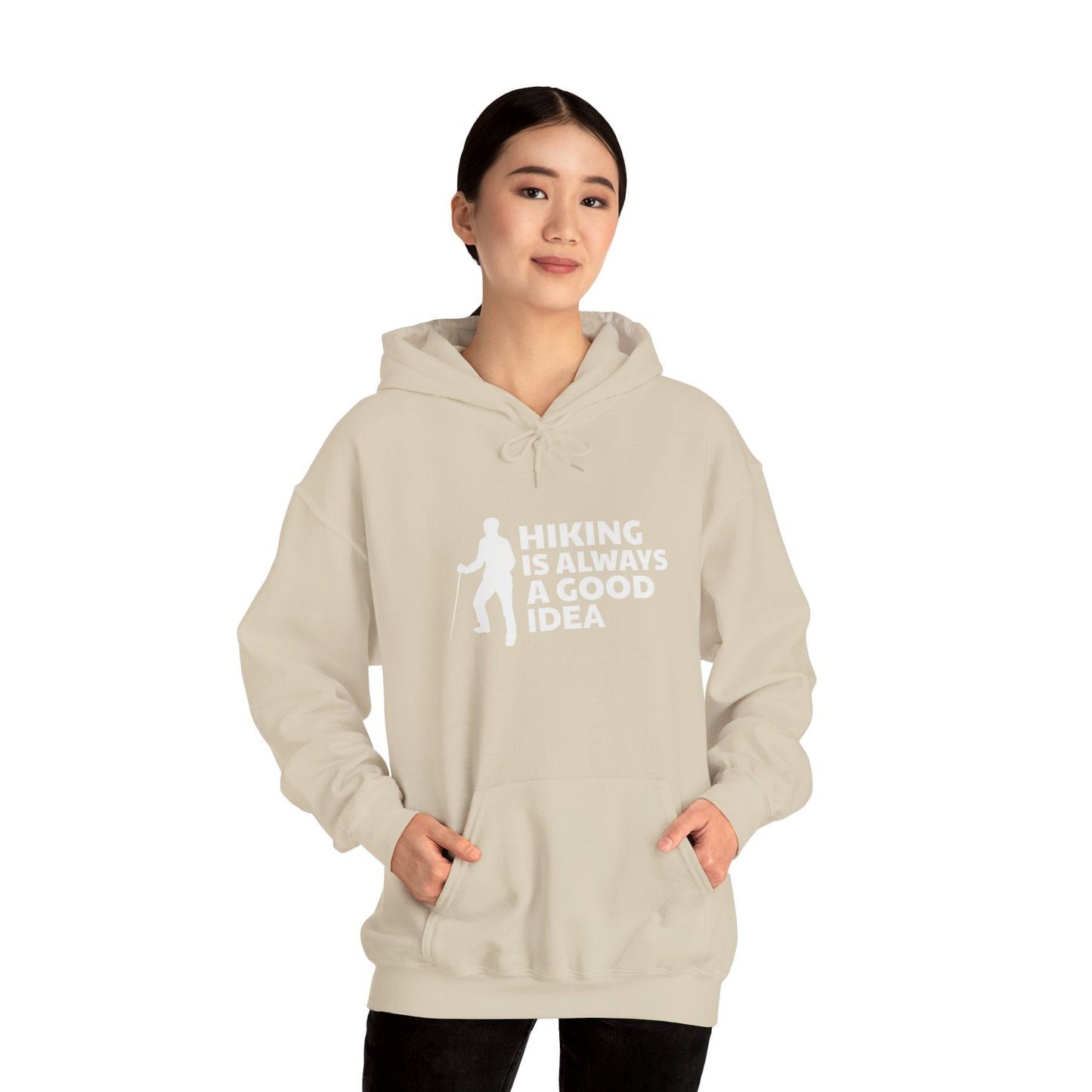 Hiking Is Always A Good Idea Unisex Heavy Blend™ Hooded Sweatshirt