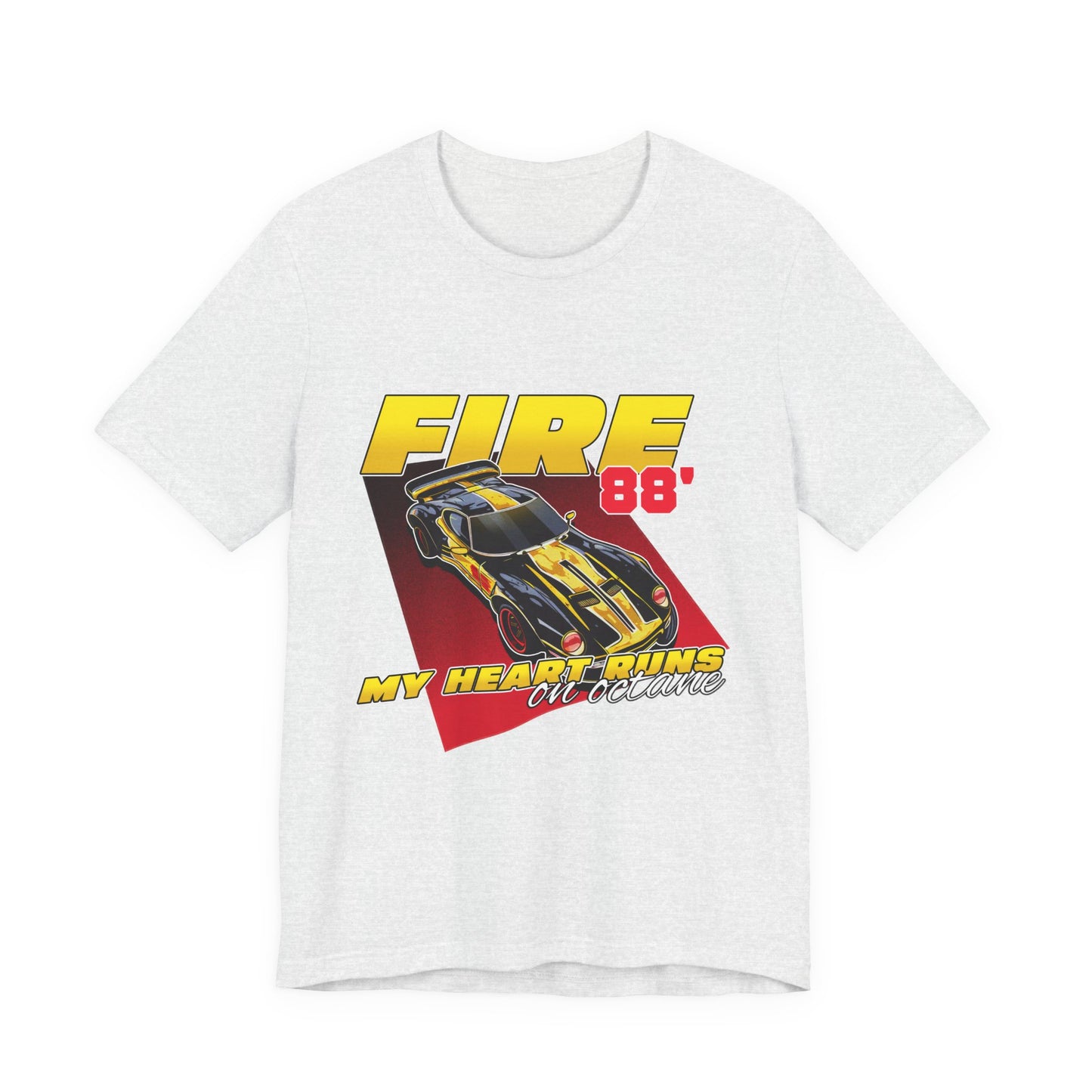 Camiseta de manga corta unisex My Heart Runs On Octane 