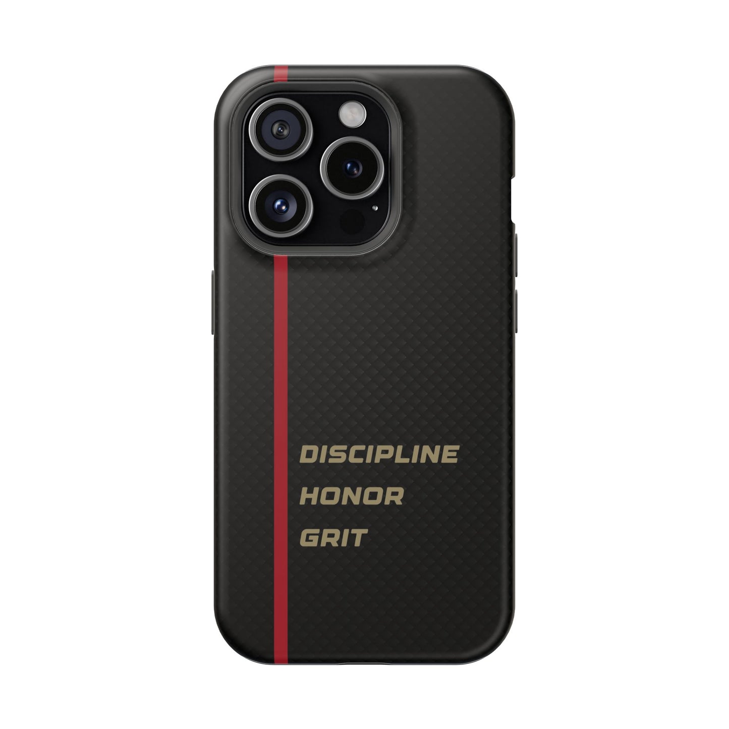 Discipline, Honor, Grit Impact-Resistant Phone Case