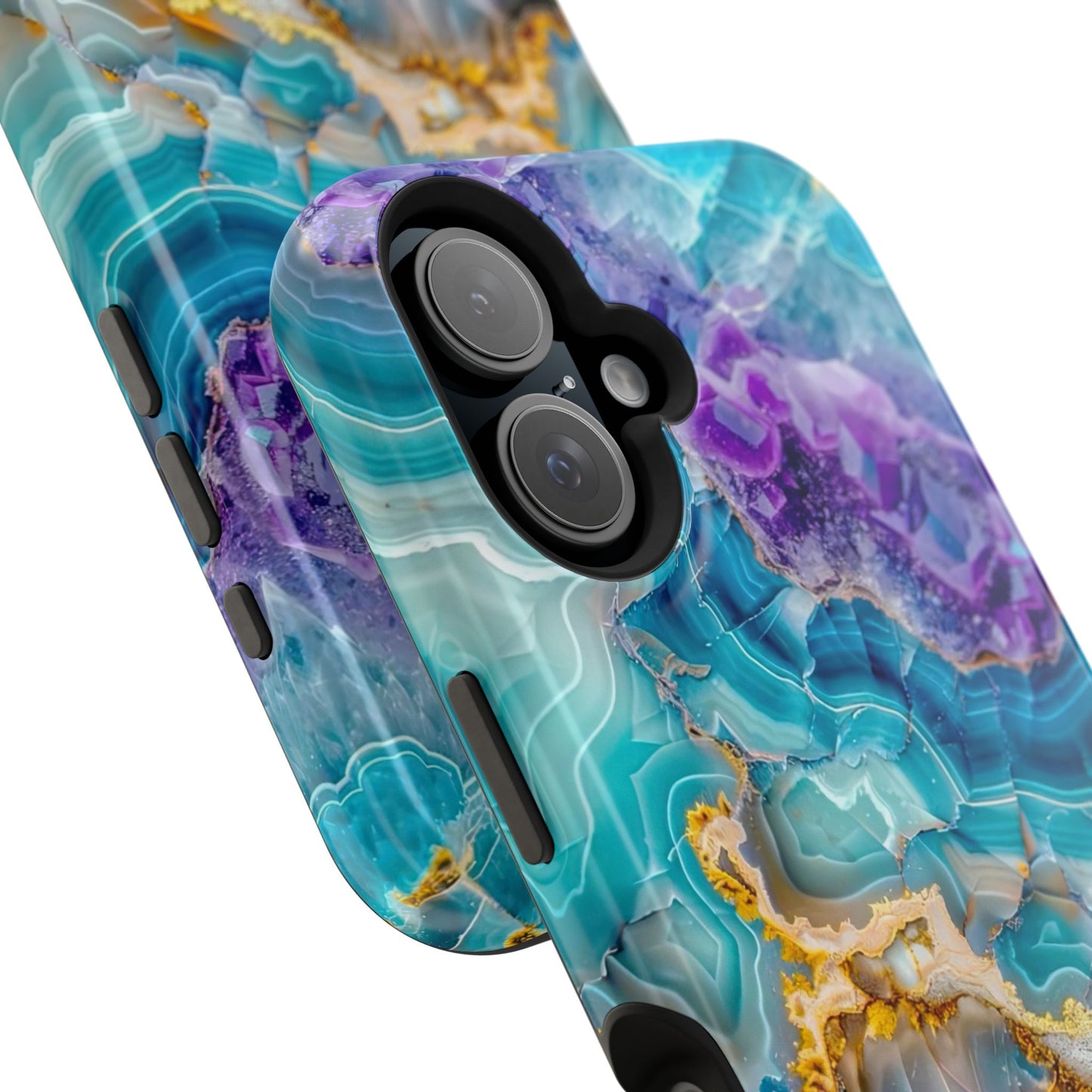 Blue Agate Magnetic Phone Case