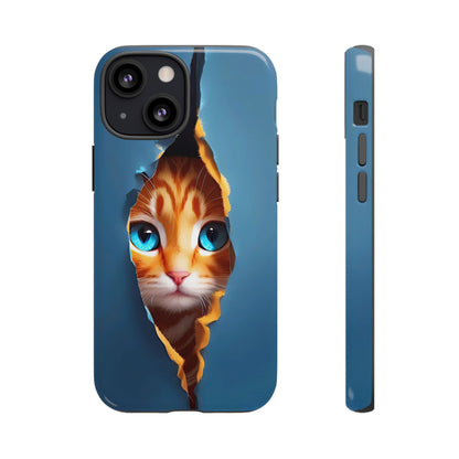 Curious Kitten Tough  Case for iPhone