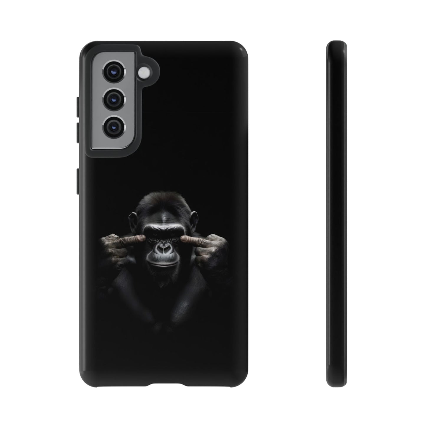 Edgy Gorilla Samsung  Phone Case - Funny Gift for Animal Lovers