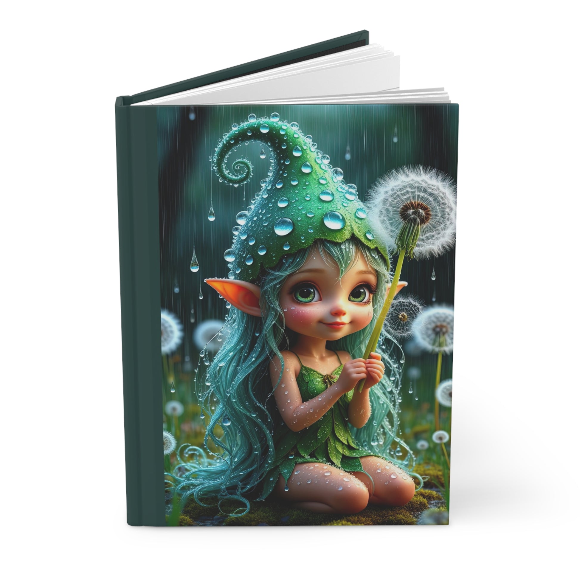 Whimsical Fairy Journal, Nature Inspired Notebook, Magic Doodle Diary
