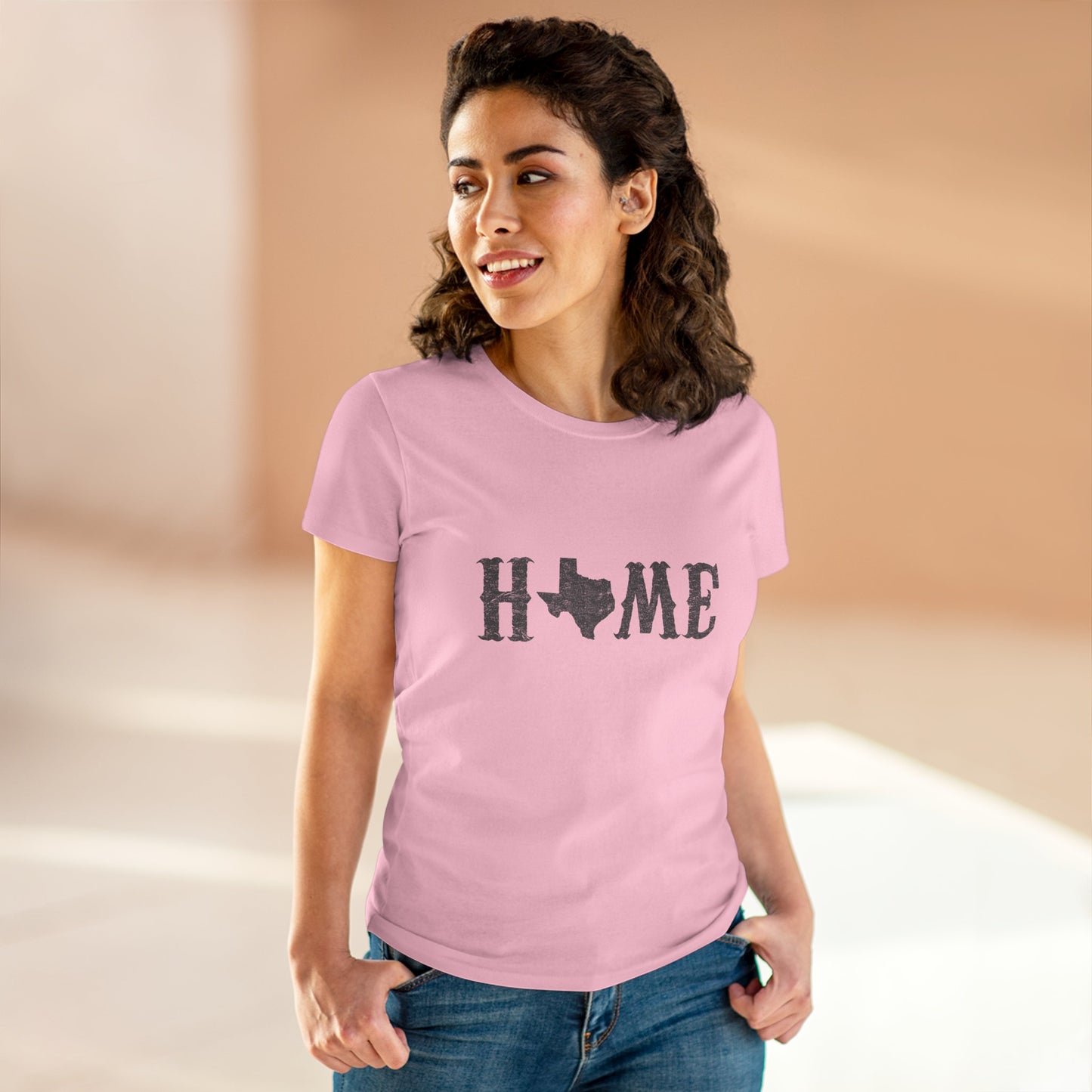 Texas Home Women's Midweight Cotton Tee