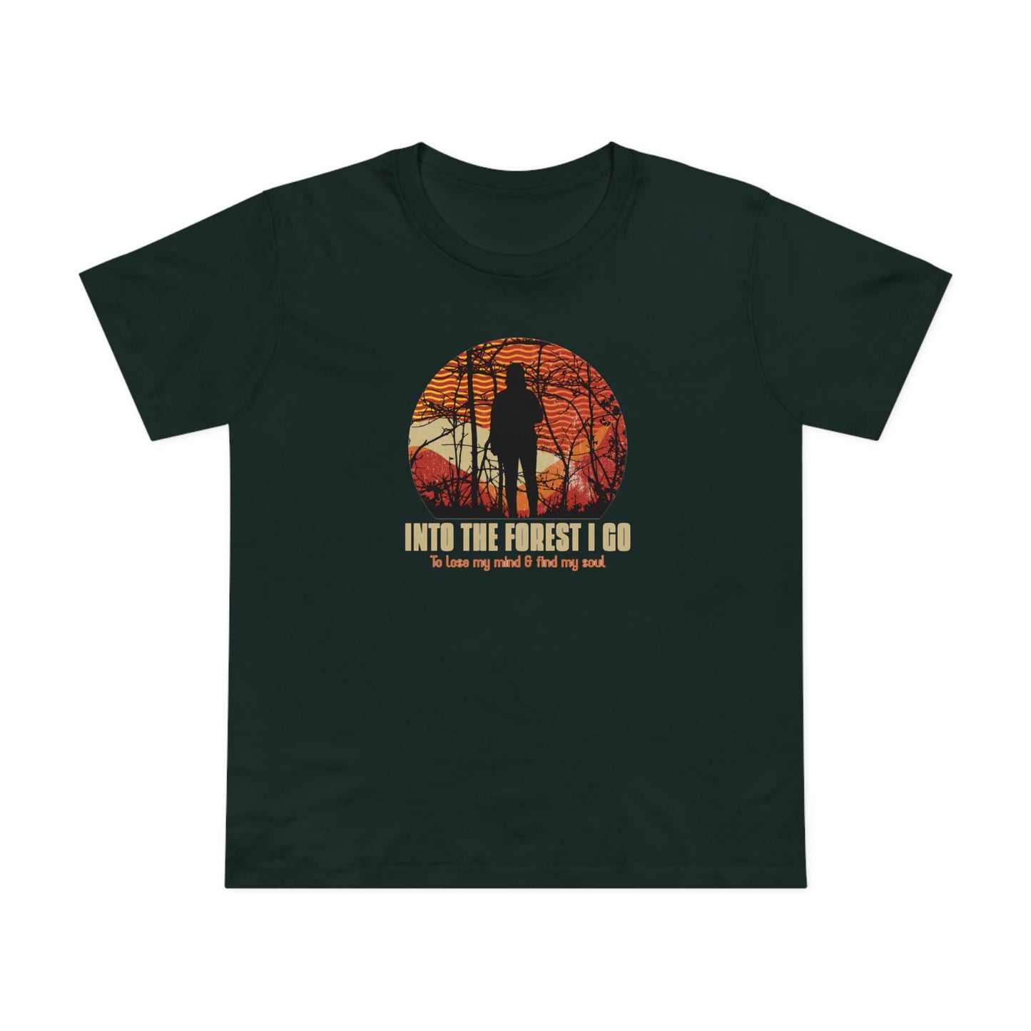 Into The Forest I Go Women’s Maple Tee