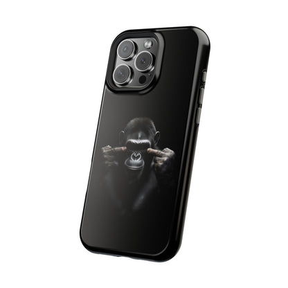Edgy Gorilla Magnetic iPhone Case, Unique Cell Phone Cover