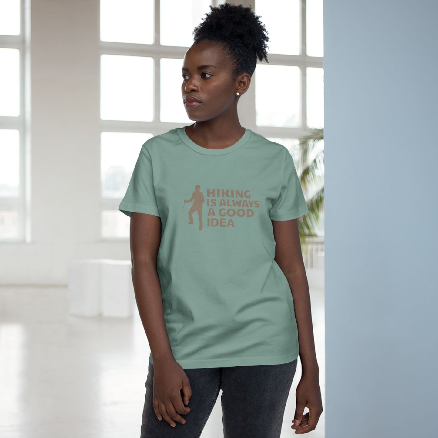 Hiking Is Always A Good Idea Women’s Maple Tee