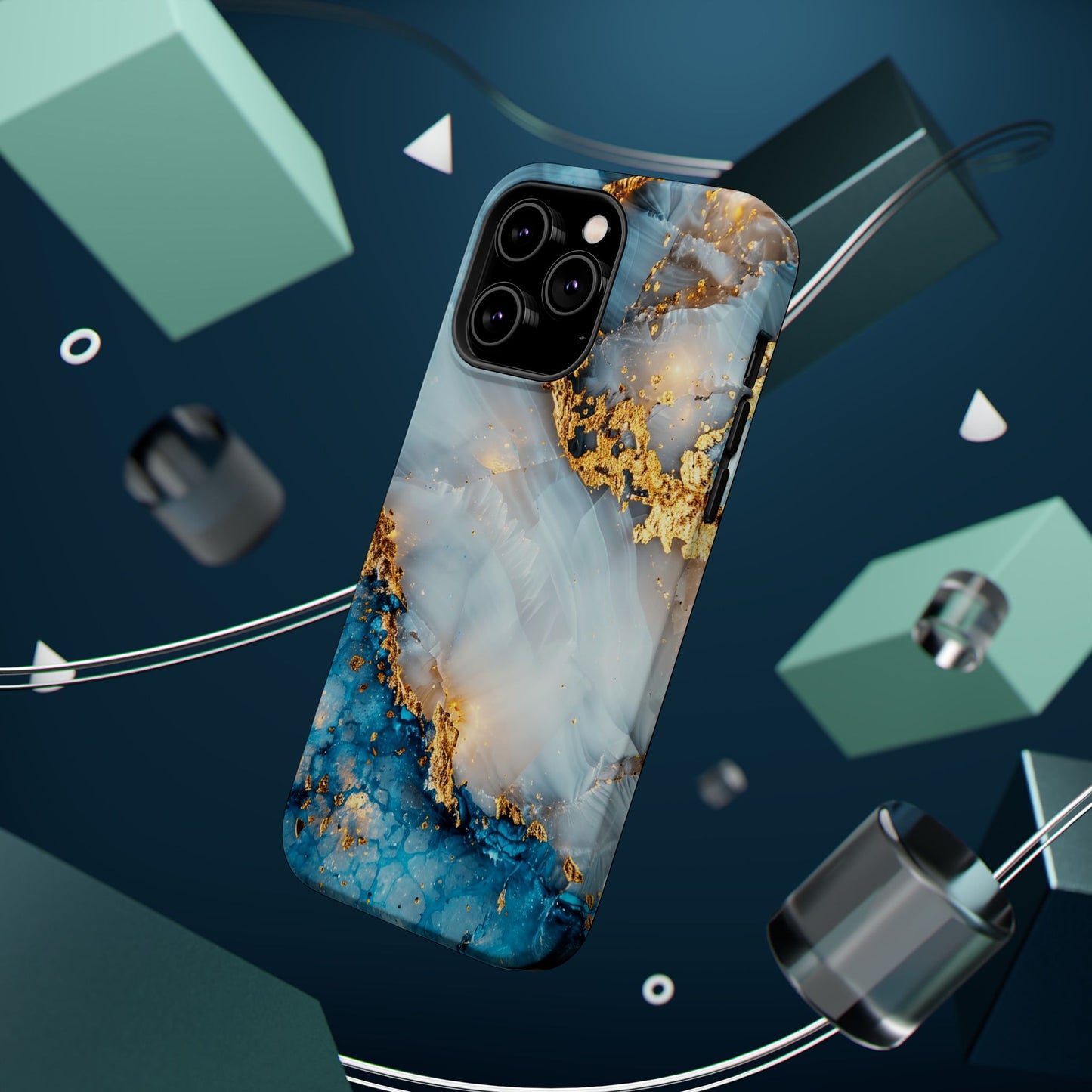 Marble Luxe Magnetic iPhone Cases, Elegant Design