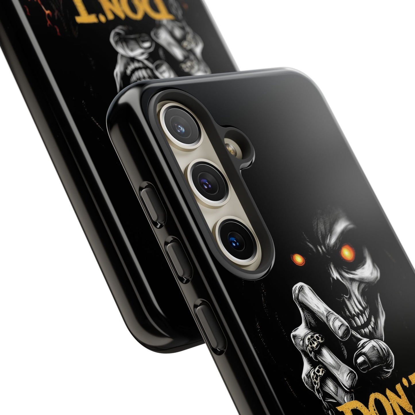 Skull Samsung Tough Cases, Don't Touch My Phone Cover,