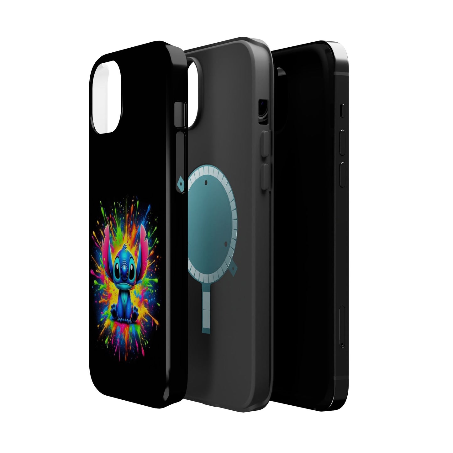 Colorful Cartoon Phone Case, Magnetic Tough Cover