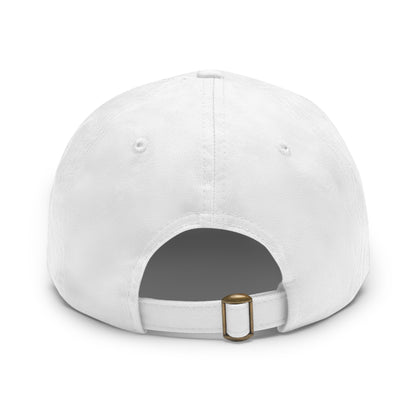 Classic Dad Hat with Leather Patch - 'The Man, The Myth, The Legend'