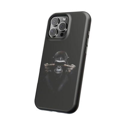 Edgy Gorilla Magnetic iPhone Case, Unique Cell Phone Cover