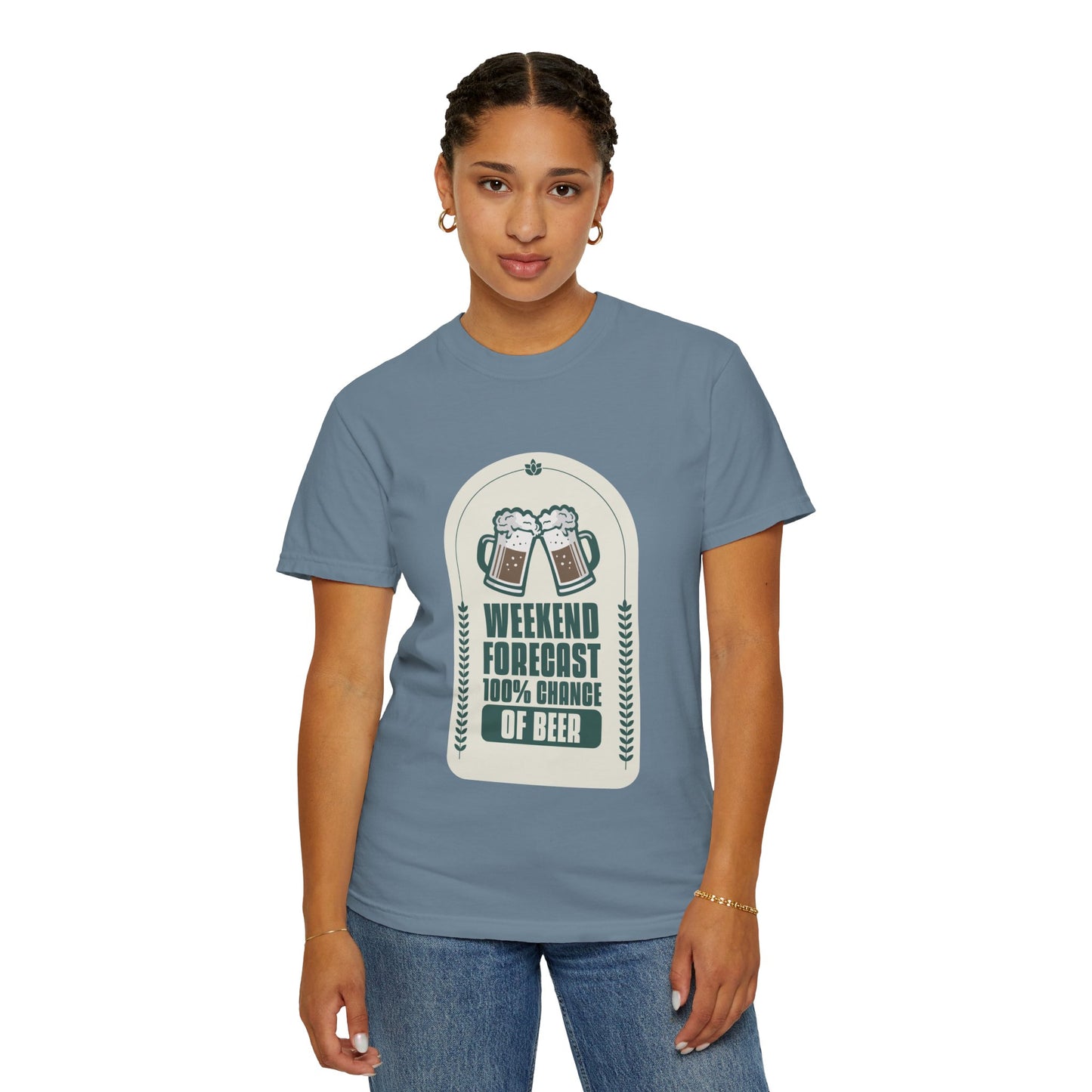 Weekend Forecast 100% Chance Of Beer T-shirt