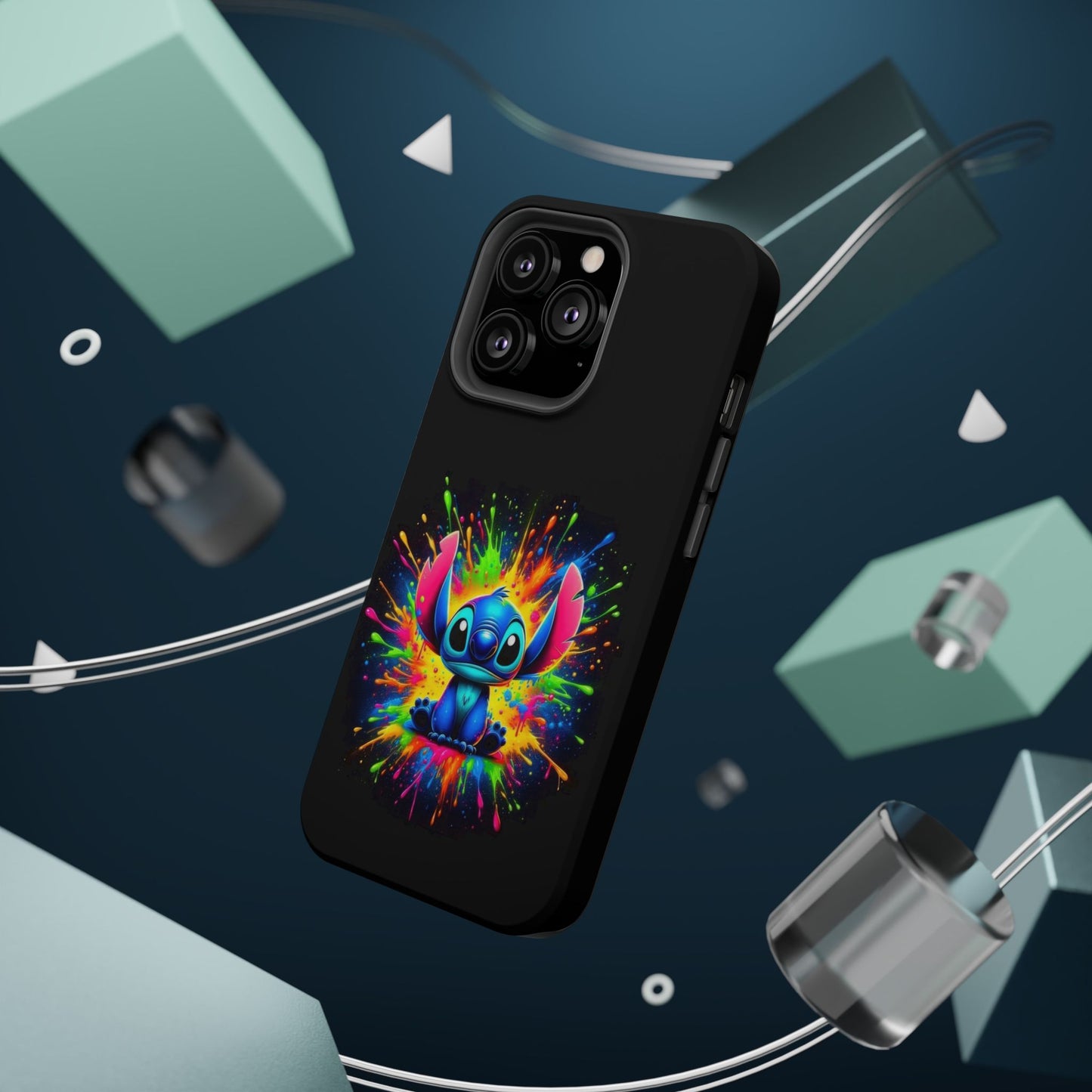 Colorful Cartoon Phone Case, Magnetic Tough Cover