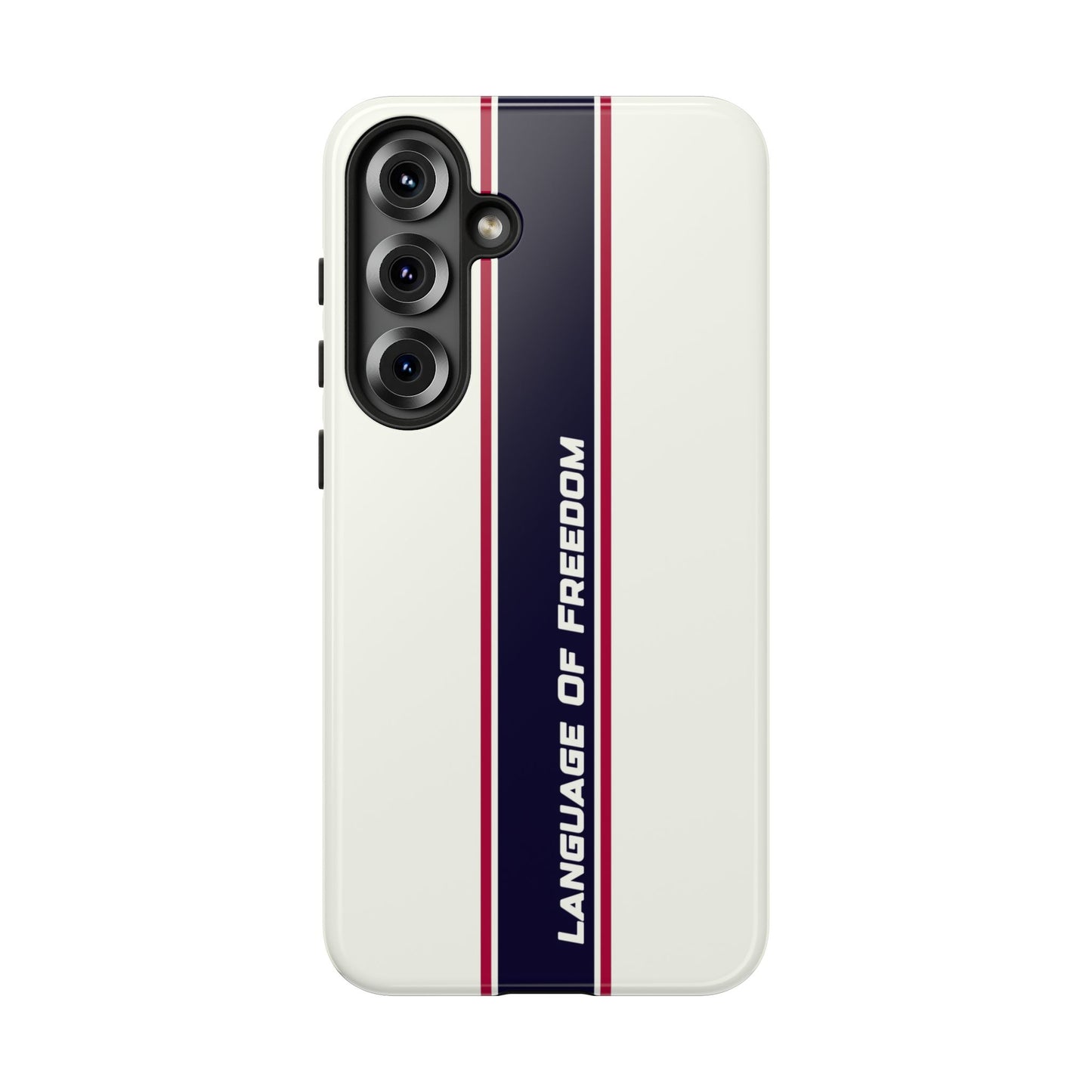 Language of Freedom Tough Case – Minimalist Design