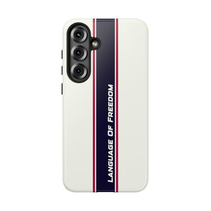Language of Freedom Tough Case – Minimalist Design