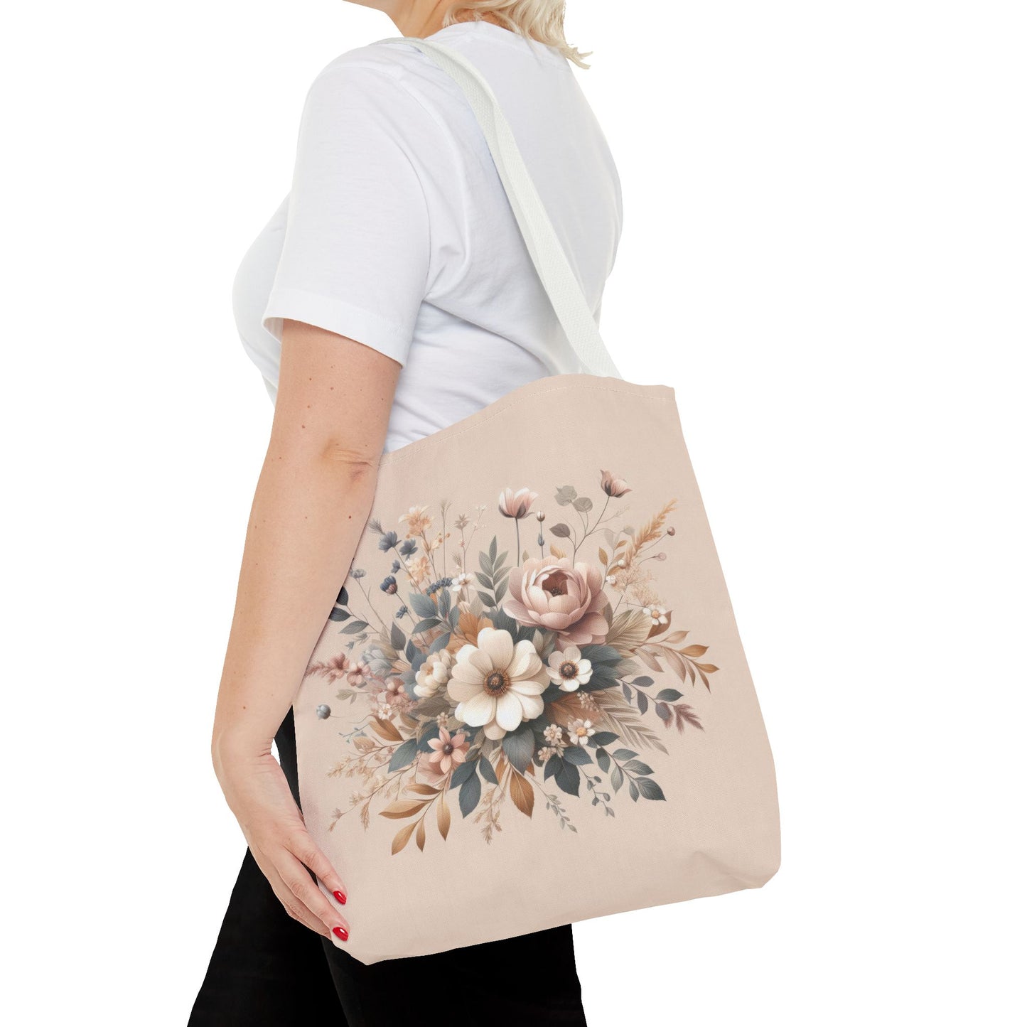 Dreamy Fall Blooms Tote Bag (AOP)