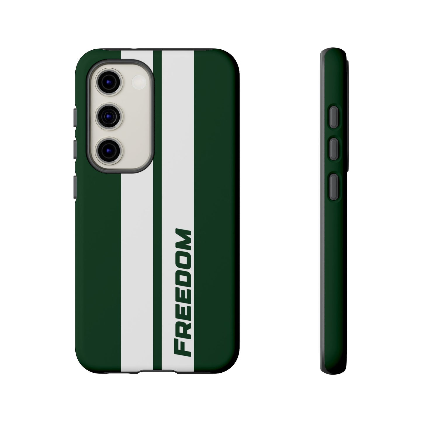 Freedom Tough Case, Olive Green Motorsport-Inspired Cove