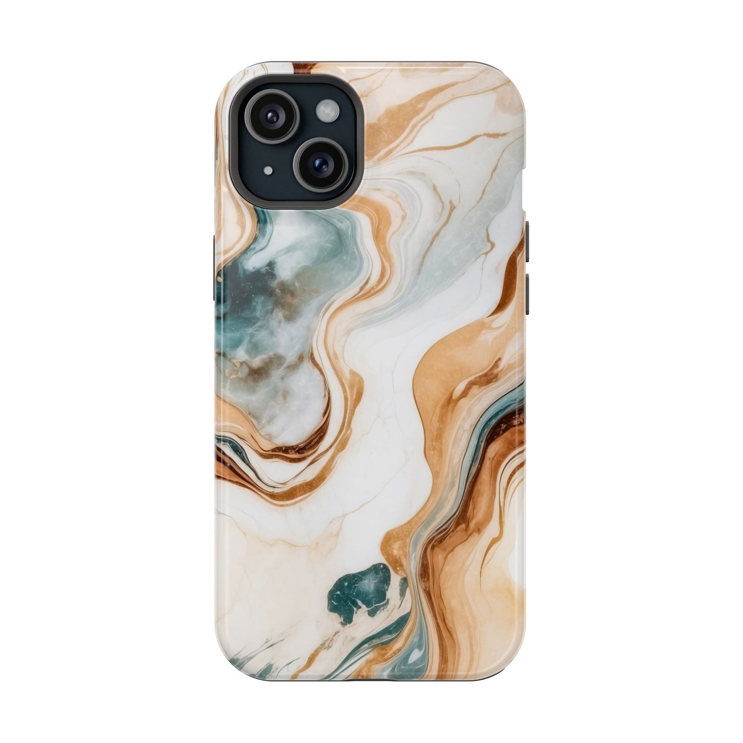Stylish Magnetic Phone Cases, Abstract Marble Design for Everyday Use