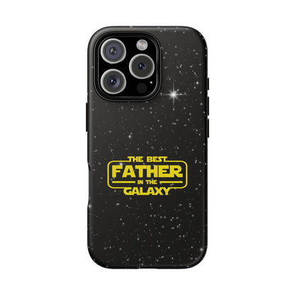 Galaxy-Themed iPhone Tough Case - Perfect Gift for the Best Father