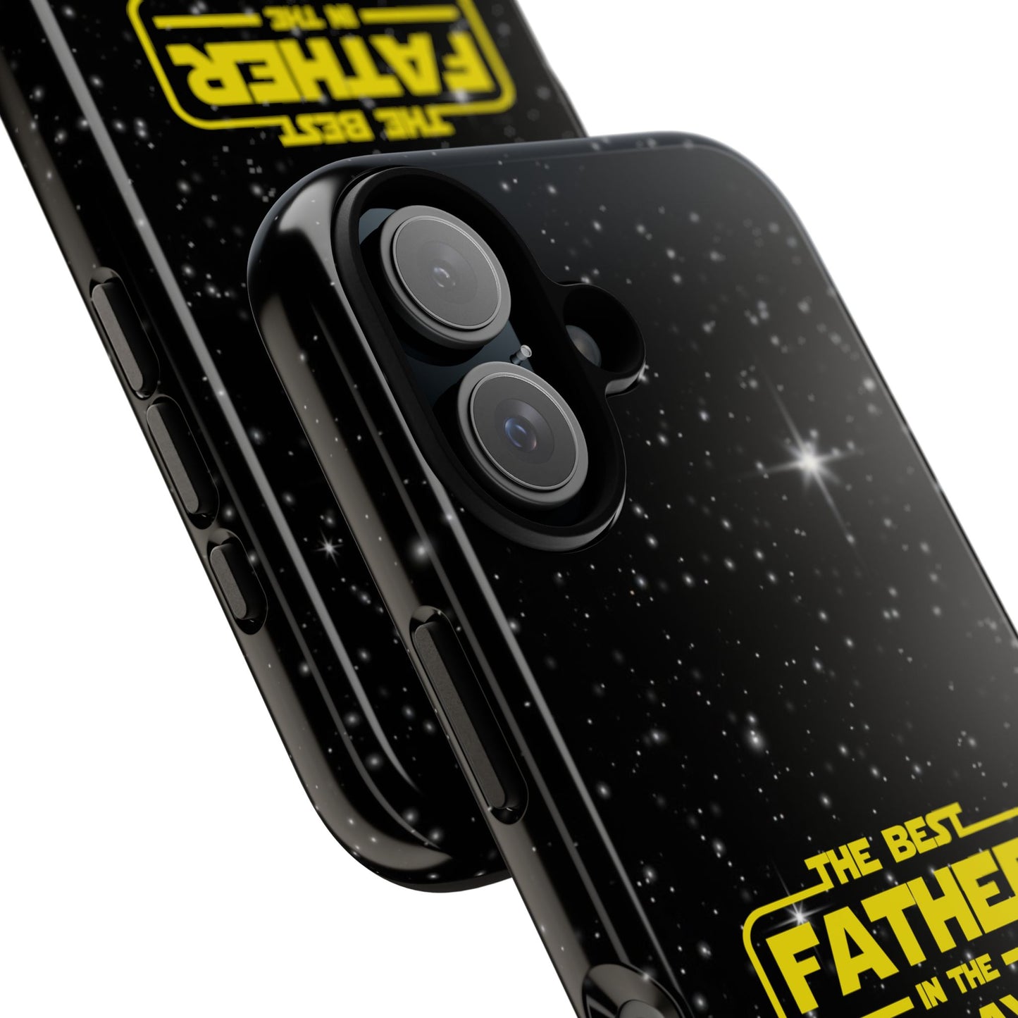Galaxy-Themed iPhone Tough Case - Perfect Gift for the Best Father