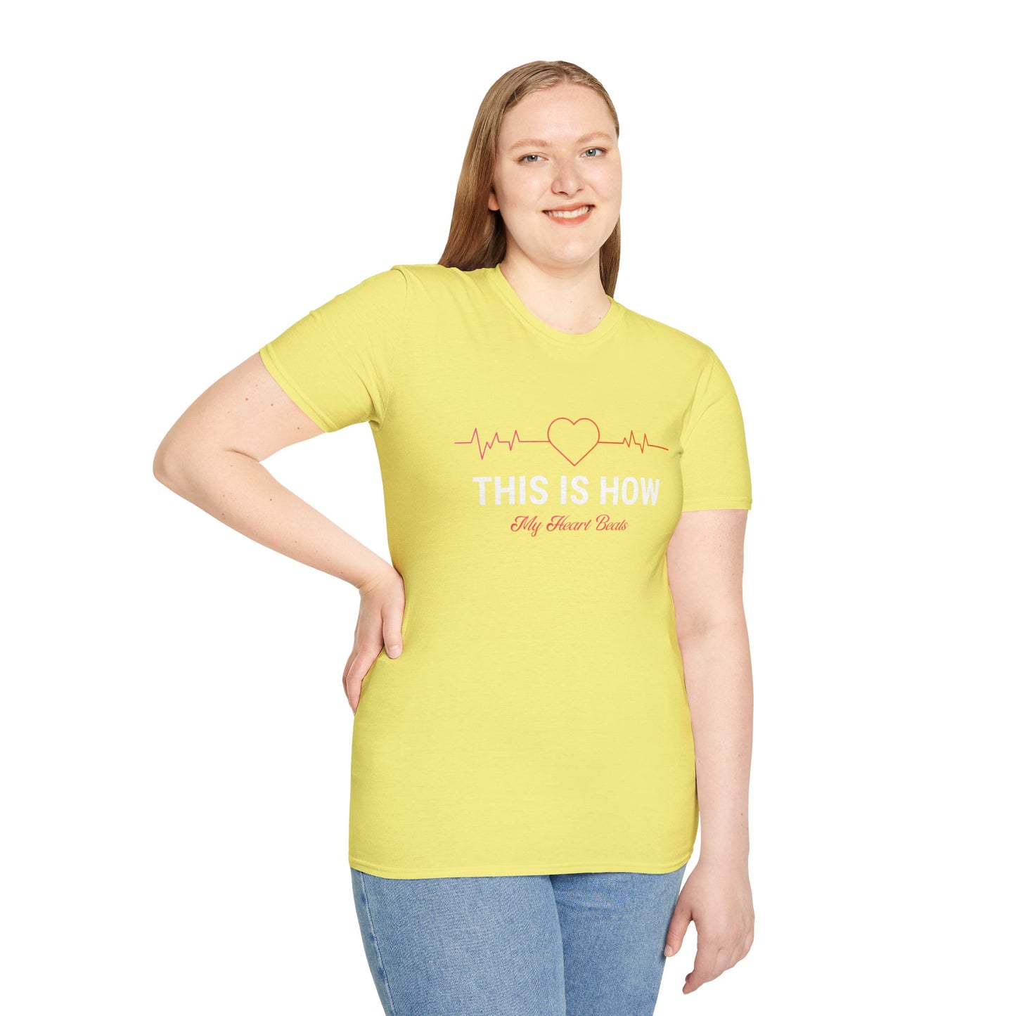 This Is How My Heart Beats Unisex Softstyle T-Shirt