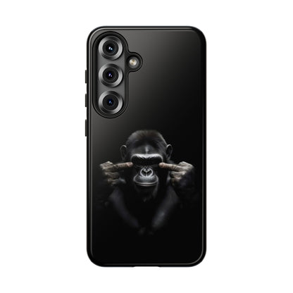 Edgy Gorilla Samsung  Phone Case - Funny Gift for Animal Lovers