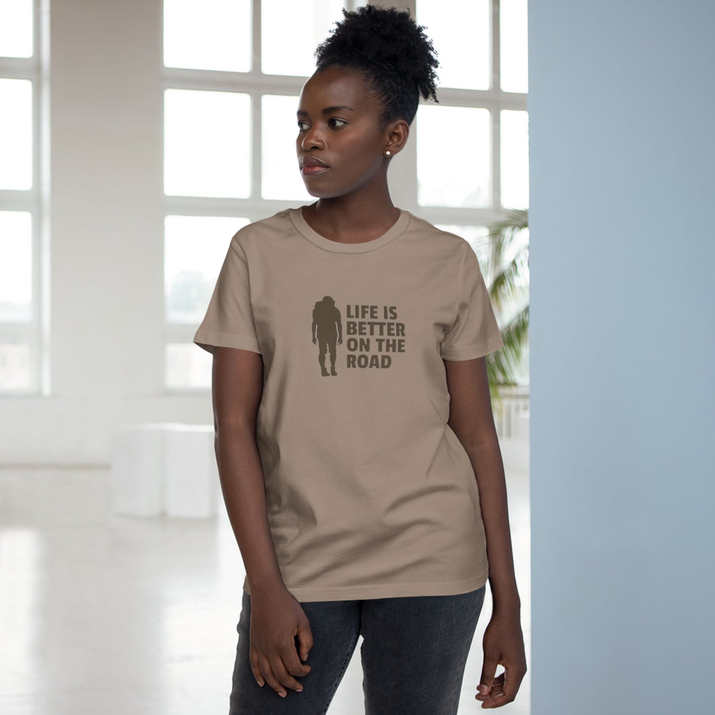 Life Is Better On The Road Women’s Maple Tee