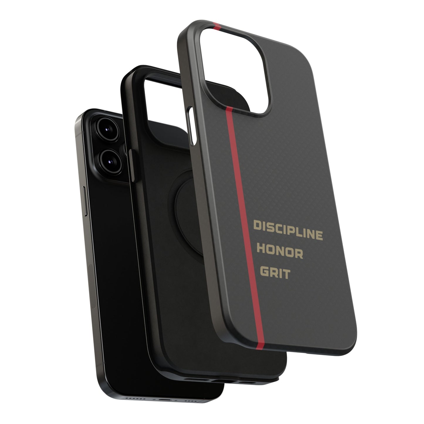 Discipline, Honor, Grit Impact-Resistant Phone Case