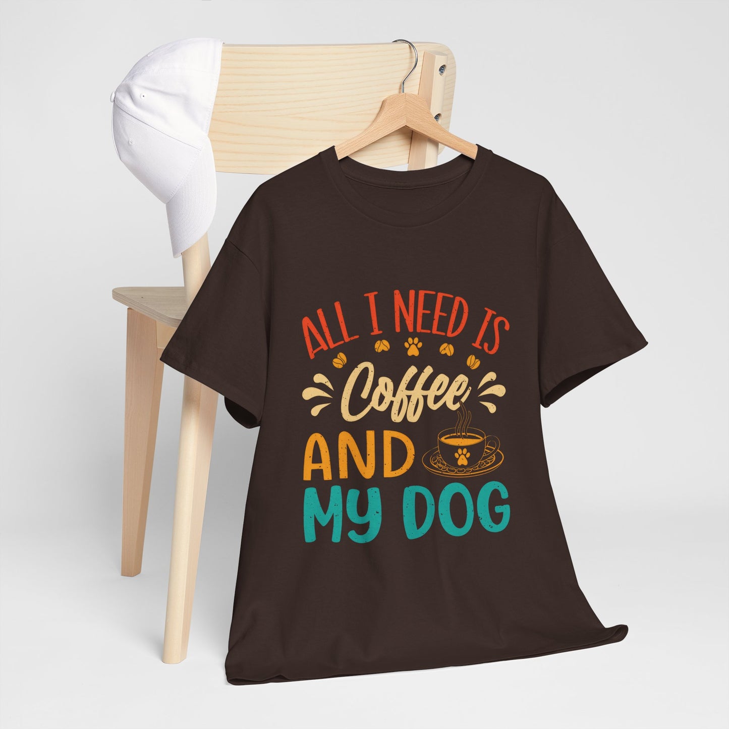 Coffee and Dog Lover Unisex Tee - Perfect Gift for Pet Owners