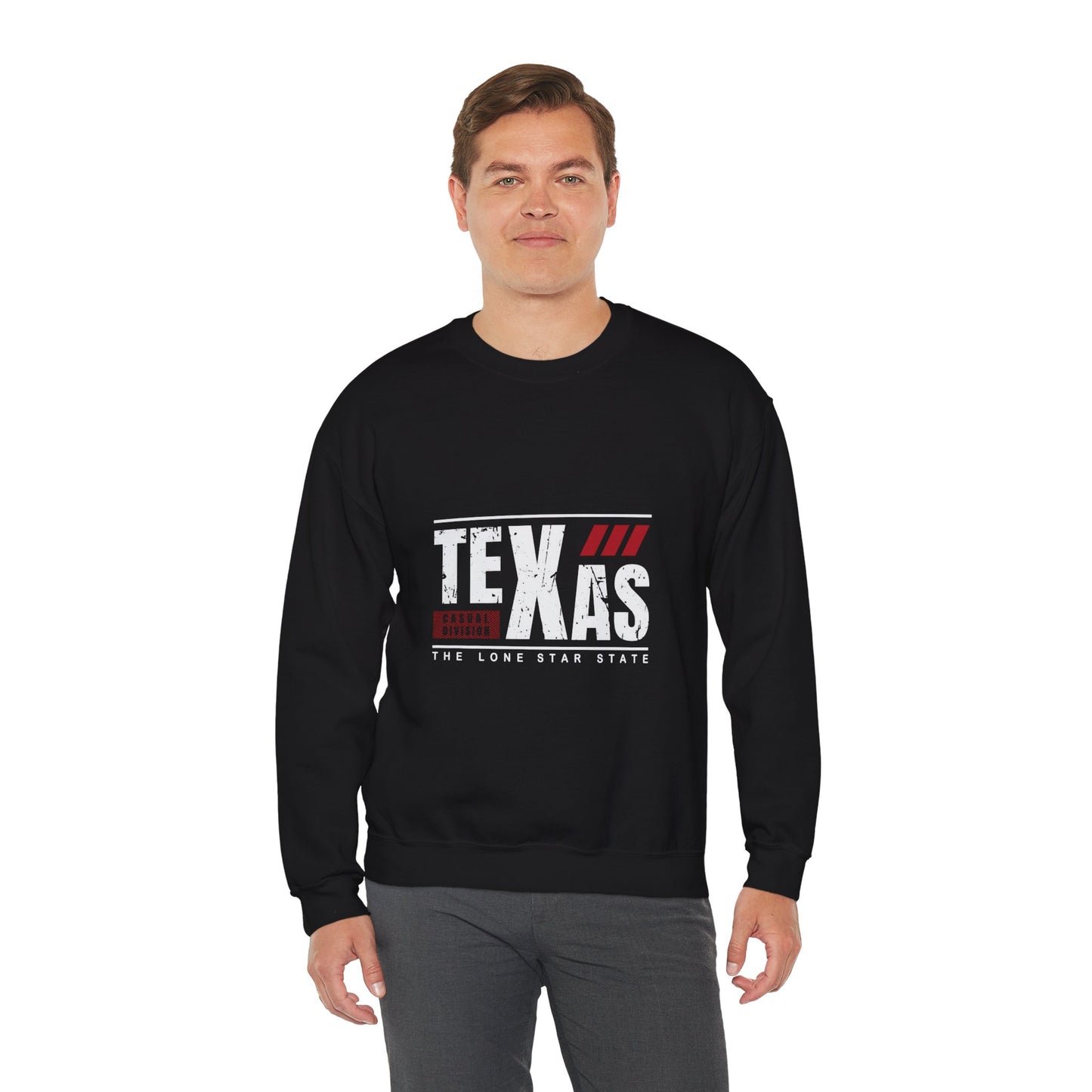 Texas Pride Unisex Heavy Blend™ Crewneck Sweatshirt - The Lone Star State