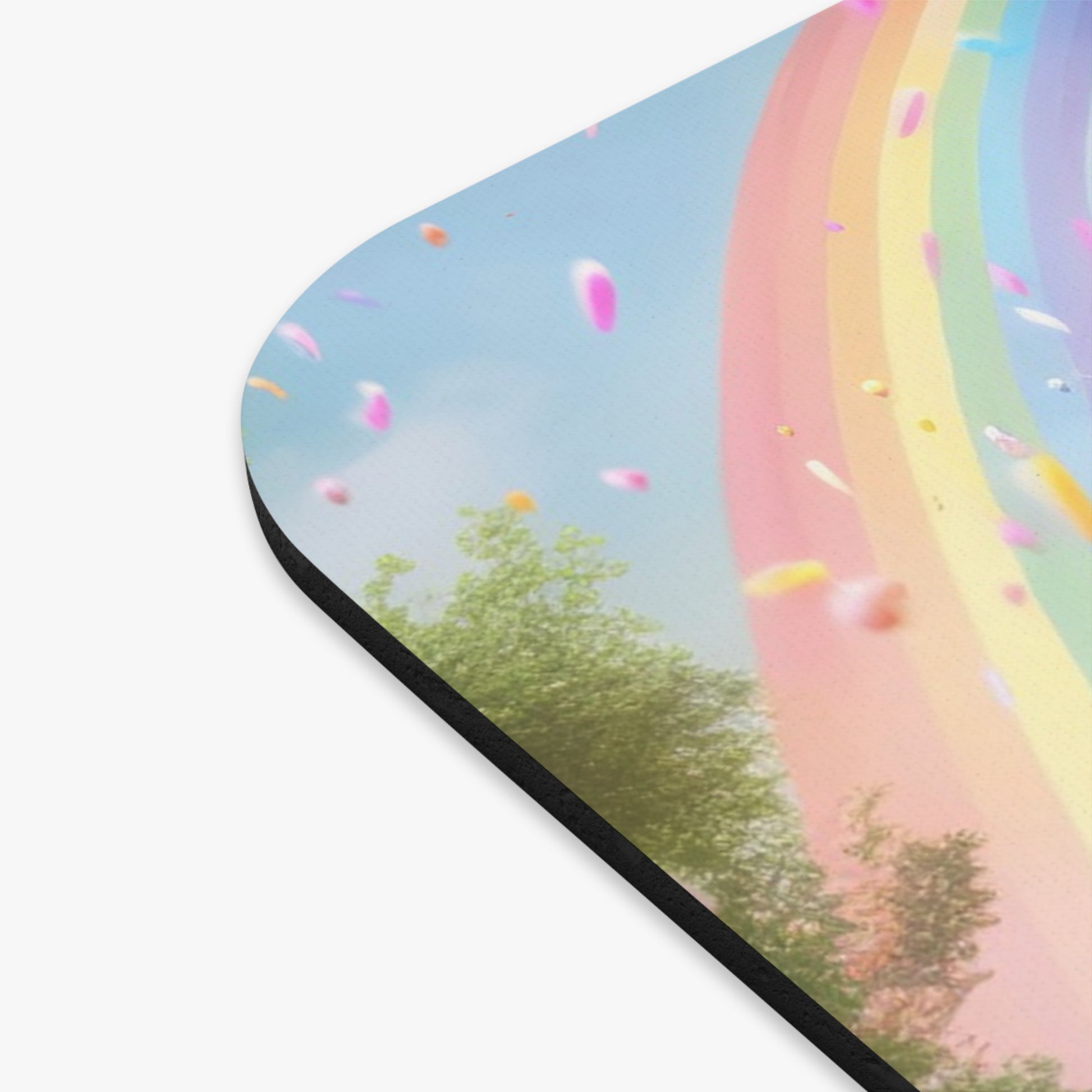 Unicorn Mouse Pad, Rainbow Desk Accessory