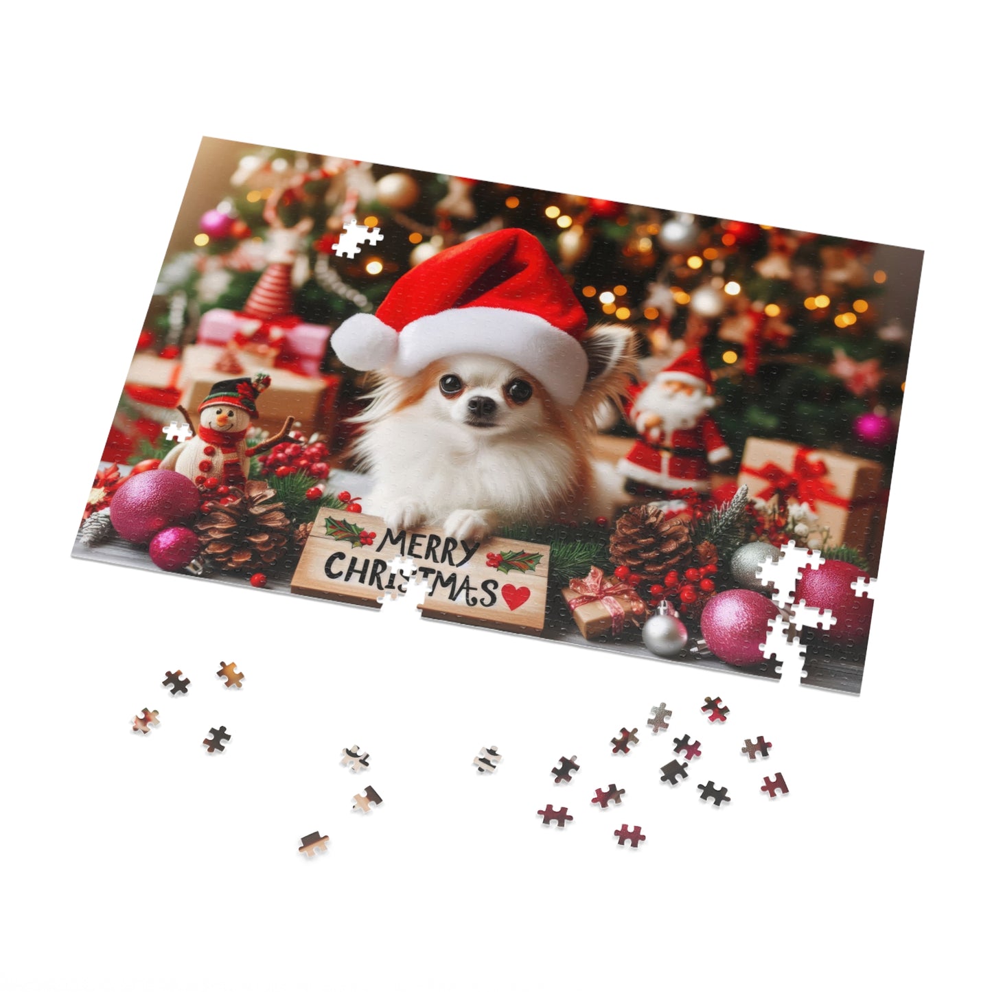 Christmas Chihuahua Jigsaw Puzzle 1000 pcs