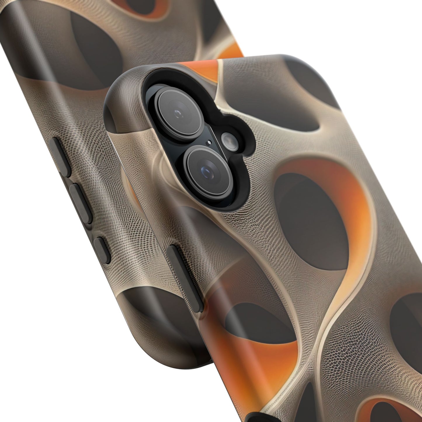 Stylish Magnetic Phone Cases, Abstract Geometric Design