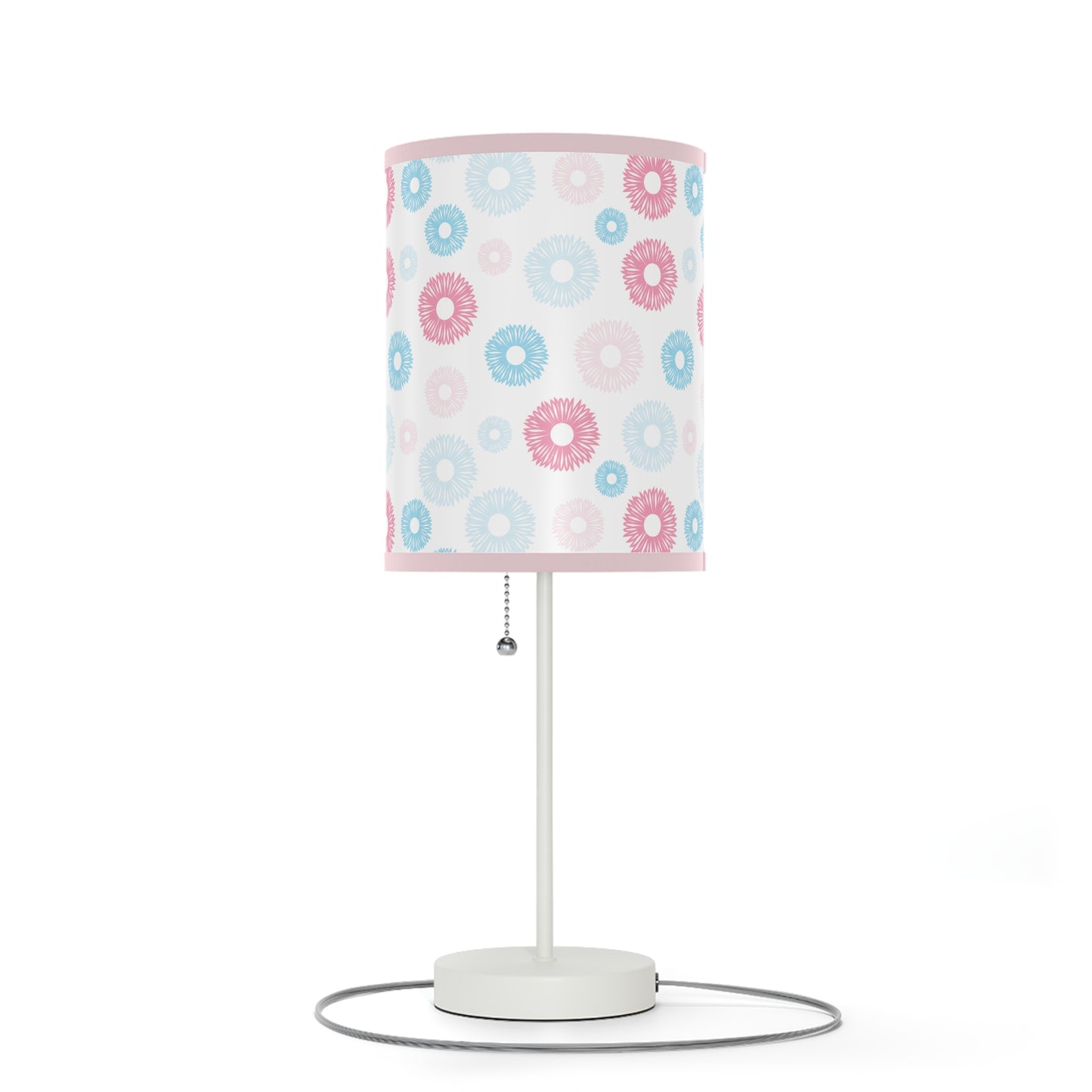 Floral Embrace Lamp on a Stand, US|CA plug / White